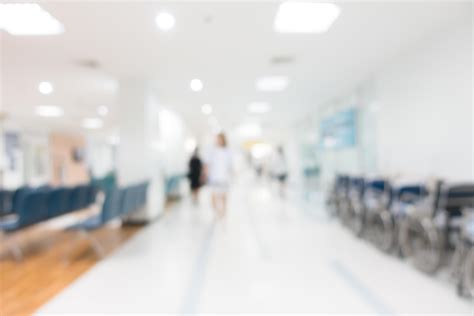 blurred hospital background